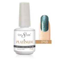 Cre8tion Platinum Gel Polish, 0.5oz, P18