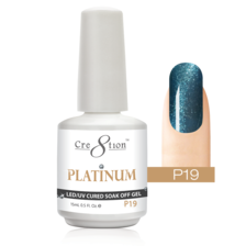 Cre8tion Platinum Gel Polish, 0.5oz, P19