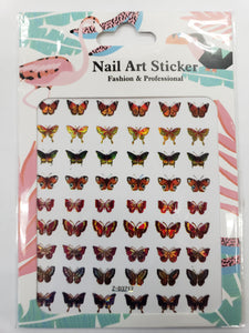 Professional & Fashion Butterfly Nail Art Sticker Z-D3717