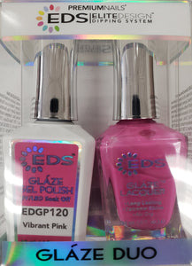 PREMIUMNAILS EDS Glaze Duo (Gel + Lacquer) | EDGP 120 Vibrant Pink