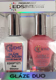 PREMIUMNAILS EDS Glaze Duo (Gel + Lacquer) | EDGP 121 Pink Shimmer