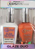 PREMIUMNAILS EDS Glaze Duo (Gel + Lacquer) | EDGP 140 Light Orange