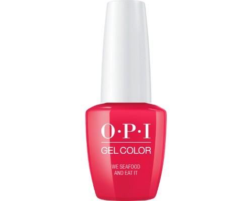 OPI GelColor 3, Lisbon Collection, L20, We Seafood and Eat It, 0.5oz