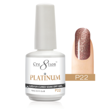 Cre8tion Platinum Gel Polish, 0.5oz, P22