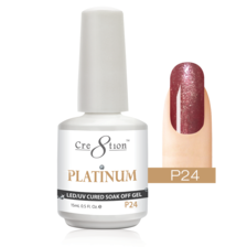 Cre8tion Platinum Gel Polish, 0.5oz, P24