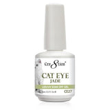 Cre8tion Cat Eye Jade Gel Polish, 0916-0830, 0.5oz, CE27