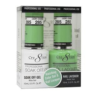 Cre8tion Matching Color Gel & Nail Lacquer 285 LUCKY CHARMER