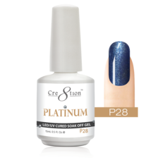 Cre8tion Platinum Gel Polish, 0.5oz, P28