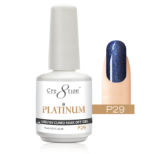 Cre8tion Platinum Gel Polish, 0.5oz, P29