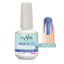 Cre8tion Mermaid Gel Polish, 0.5oz, MM02