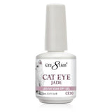 Cre8tion Cat Eye Jade Gel Polish, 0916-0833, 0.5oz, CE30