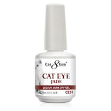 Cre8tion Cat Eye Jade Gel Polish, 0916-0834, 0.5oz, CE31