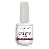 Cre8tion Cat Eye Jade Gel Polish, 0916-0835, 0.5oz, CE32