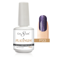 Cre8tion Platinum Gel Polish, 0.5oz, P33