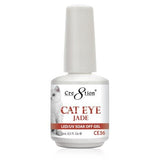 Cre8tion Cat Eye Jade Gel Polish, 0916-0839, 0.5oz, CE36