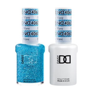 DND Nail Lacquer And Gel Polish, 406, Frozen Wave, 0.5oz