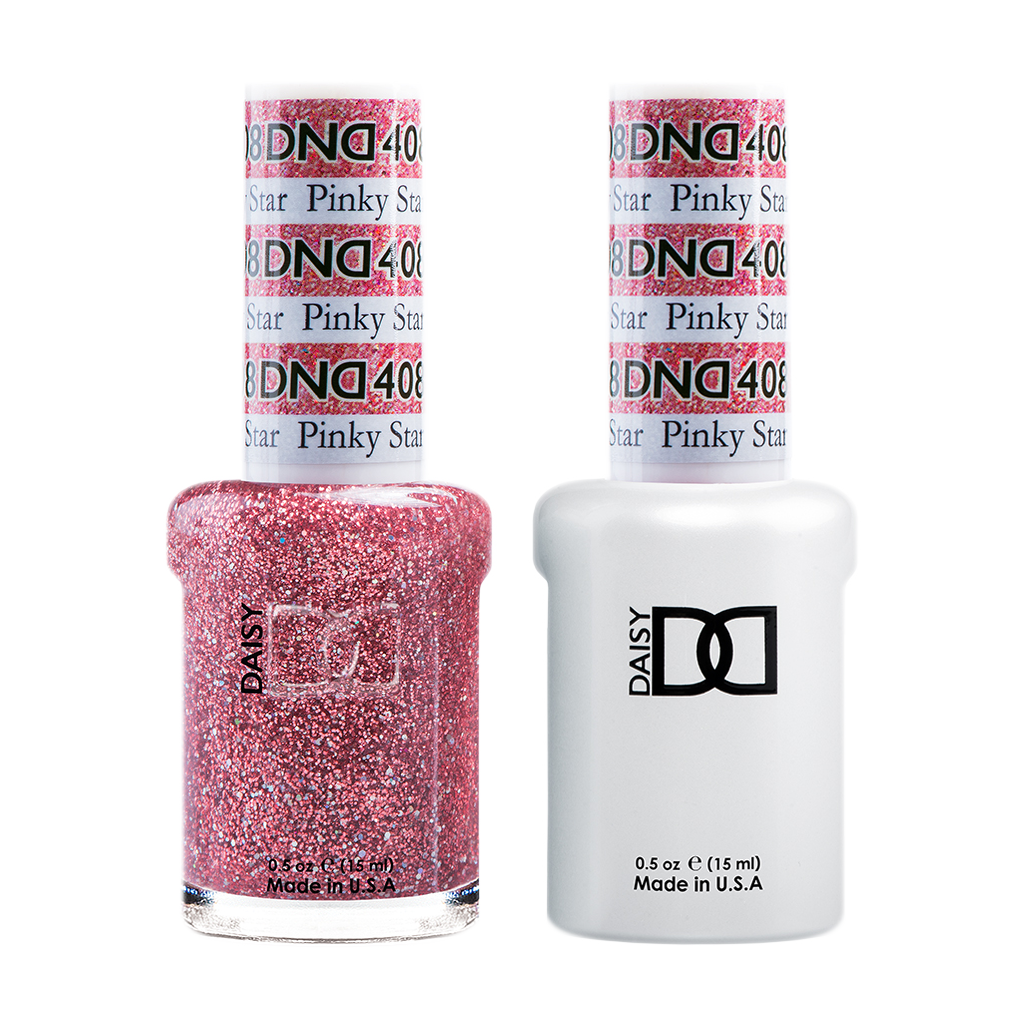 DND Nail Lacquer And Gel Polish , 408, Pinky Star, 0.5oz