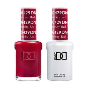 DND Nail Lacquer And Gel Polish, 429, Boston University Red, 0.5oz