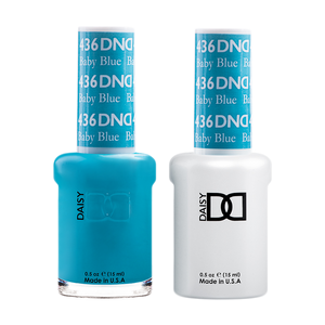 DND Nail Lacquer And Gel Polish, 436, Baby Blue, 0.5oz