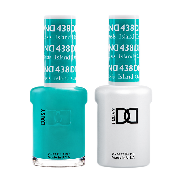 DND Nail Lacquer And Gel Polish, 438, Island Oasis, 0.5oz