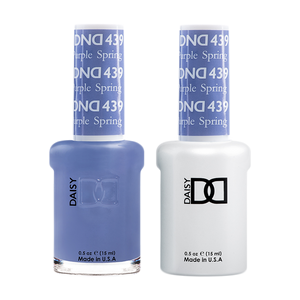 DND Nail Lacquer And Gel Polish, 439, Purple Spring, 0.5oz