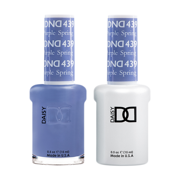 DND Nail Lacquer And Gel Polish, 439, Purple Spring, 0.5oz