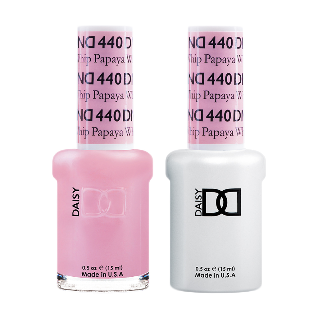 DND Nail Lacquer And Gel Polish, 440, Papaya Whip, 0.5oz