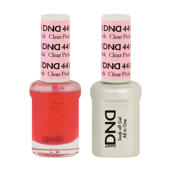 DND Nail Lacquer And Gel Polish, 441, Clear Pink, 0.5oz