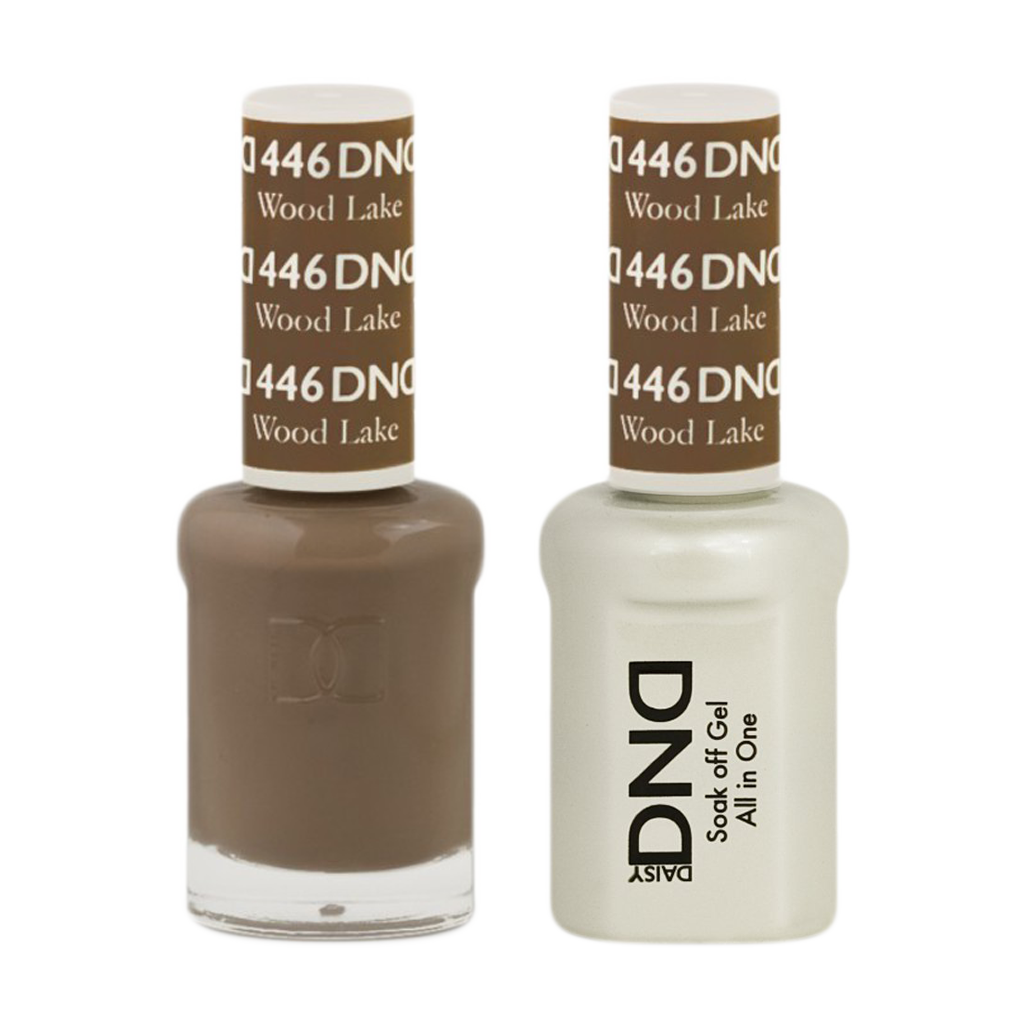 DND Nail Lacquer And Gel Polish, 446, Wood Lake, 0.5oz