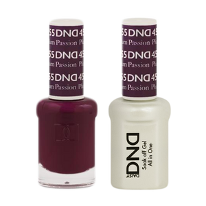 DND Nail Lacquer And Gel Polish, 455, Plum Passion, 0.5oz