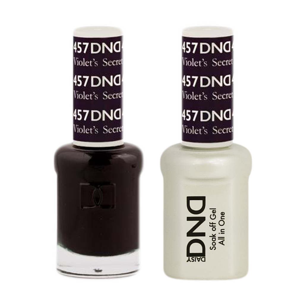 DND Nail Lacquer And Gel Polish, 457, Violet's Secret, 0.5oz