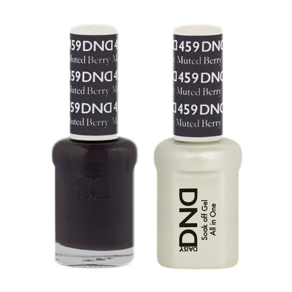 DND Nail Lacquer And Gel Polish, 459, Muted Berry, 0.5oz