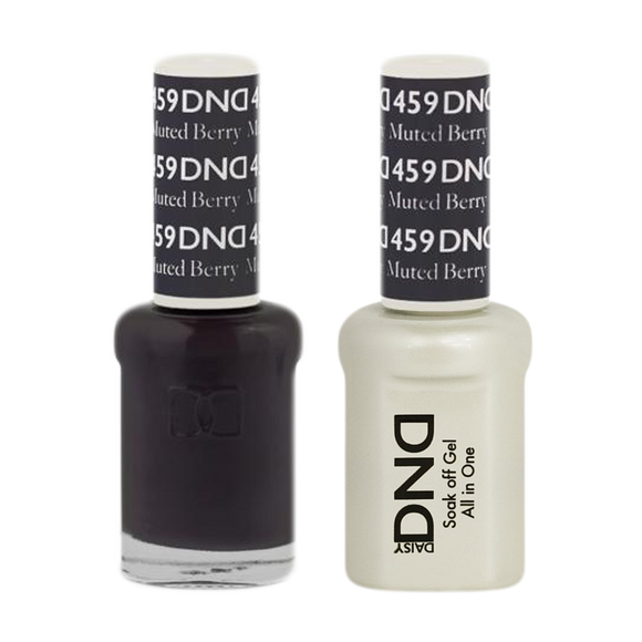 DND Nail Lacquer And Gel Polish, 459, Muted Berry, 0.5oz