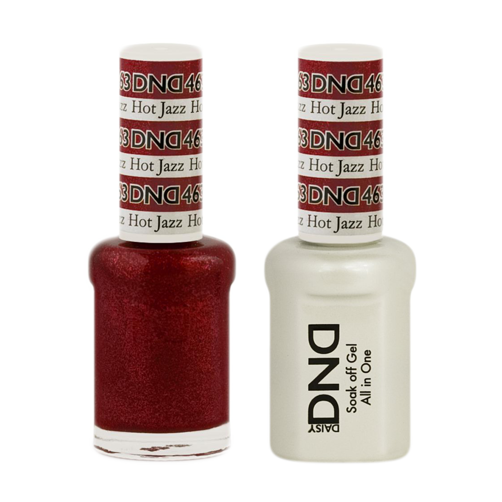 DND Nail Lacquer And Gel Polish, 463, Hot Jazz, 0.5oz