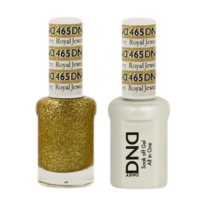 DND Nail Lacquer And Gel Polish, 465, Royal Jewelry, 0.5oz
