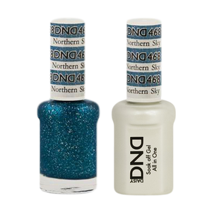DND Nail Lacquer And Gel Polish, 468, Northern Sky, 0.5oz