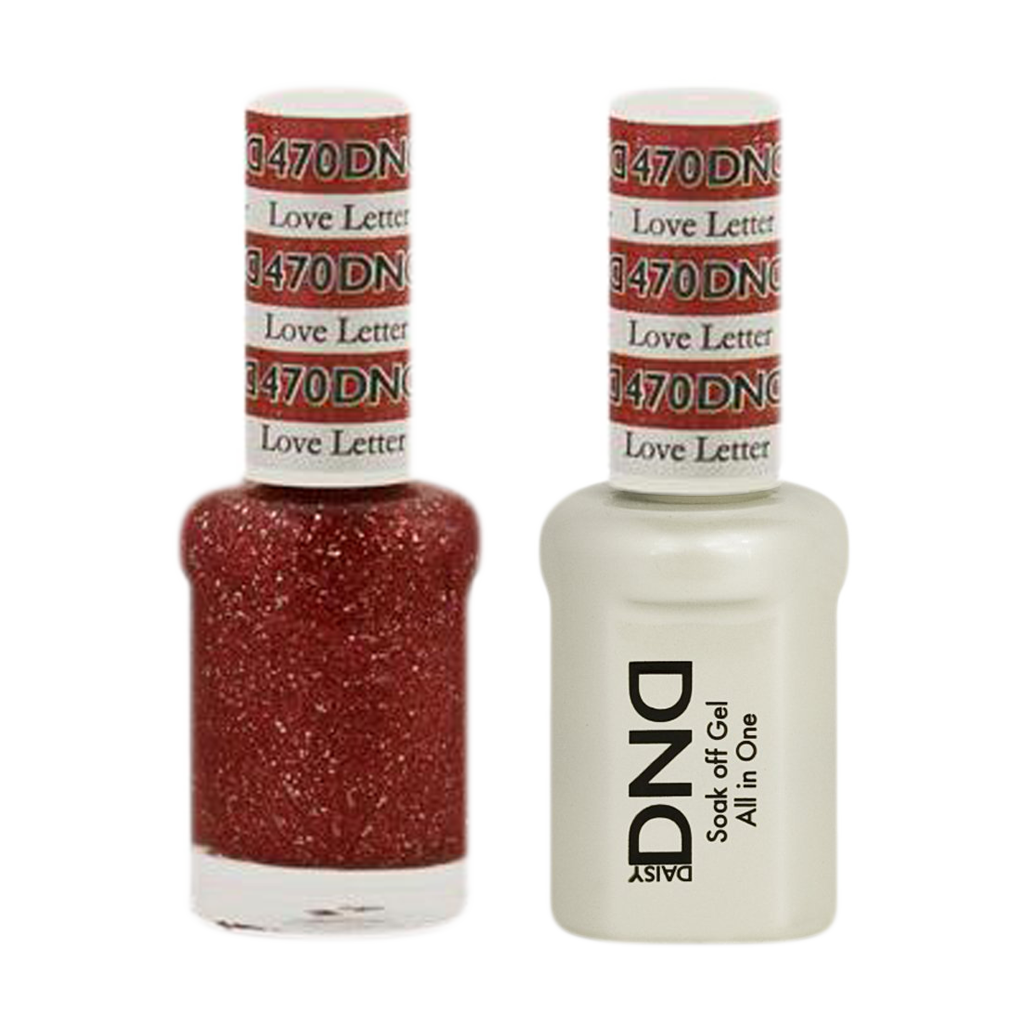 DND Nail Lacquer And Gel Polish, 470, Love Letter, 0.5oz