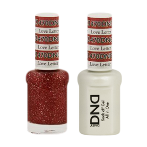 DND Nail Lacquer And Gel Polish, 470, Love Letter, 0.5oz