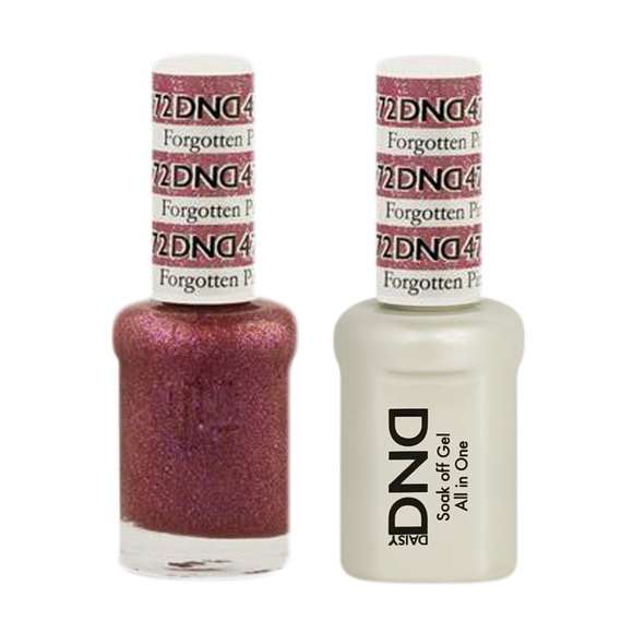 DND Nail Lacquer And Gel Polish, 472, Forgotten Pink, 0.5oz