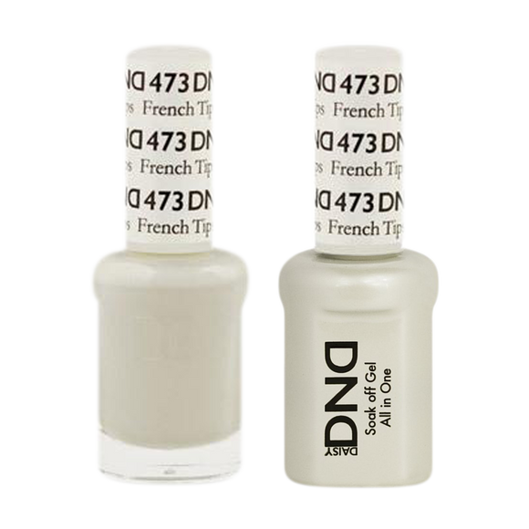 DND Nail Lacquer And Gel Polish, 473, French Tip, 0.5oz
