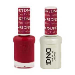 DND Nail Lacquer And Gel Polish, 475, Fiery Fuchsia, 0.5oz