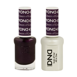 DND Nail Lacquer And Gel Polish, 479, Queen Of Grape, 0.5oz