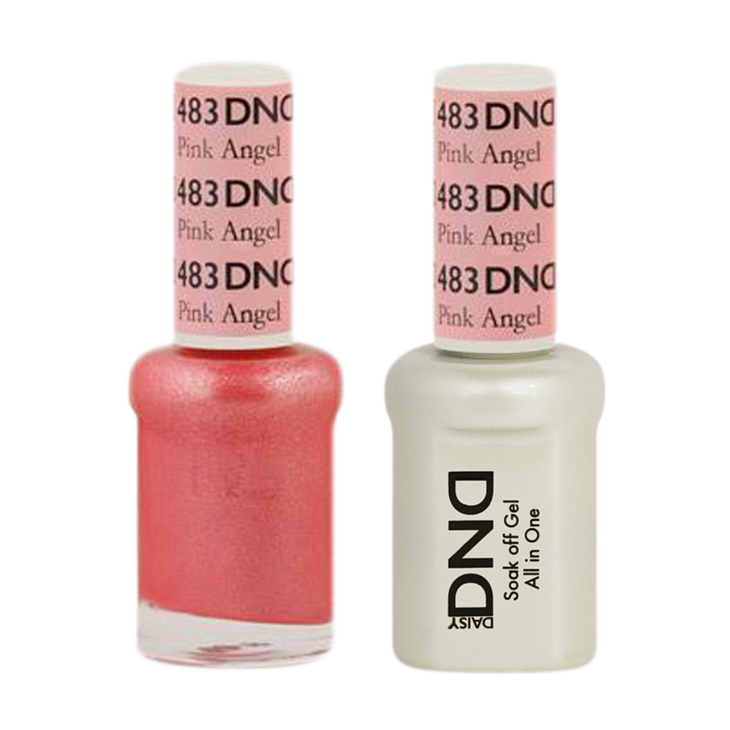 DND Nail Lacquer And Gel Polish, 483, Pink Angel, 0.5oz