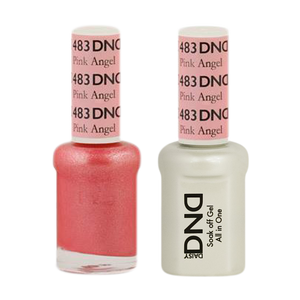 DND Nail Lacquer And Gel Polish, 483, Pink Angel, 0.5oz