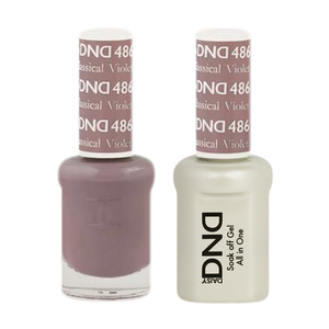 DND Nail Lacquer And Gel Polish, 486, Classical Violet, 0.5oz
