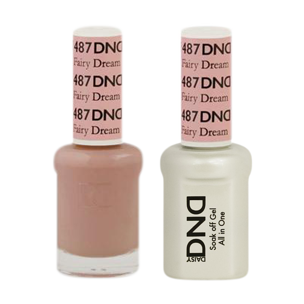 DND Nail Lacquer And Gel Polish, 487, Fairy Dream, 0.5oz