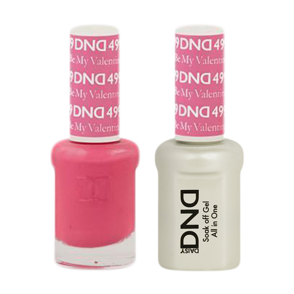 DND Nail Lacquer And Gel Polish, 499, Be My Valentine, 0.5oz