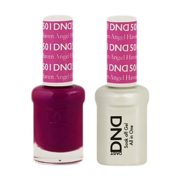 DND Nail Lacquer And Gel Polish, 501, Haven Angel, 0.5oz