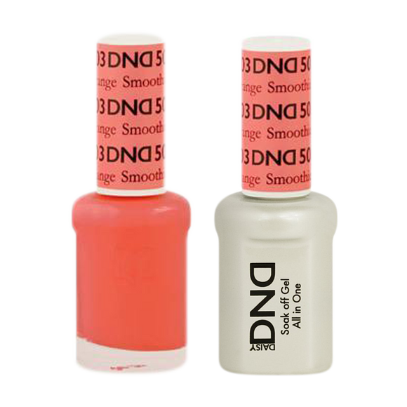 DND Nail Lacquer And Gel Polish, 503, Orange Smoothie, 0.5oz