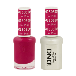 DND Nail Lacquer And Gel Polish, 505, Hot Pink, 0.5oz